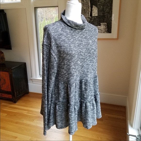 Anthropologie Tiered Cowl Neck Sweater - Picture 4 of 4